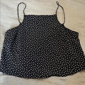Levi's Black and White Floral Camisole